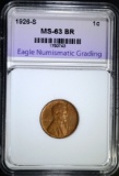 1926-S LINCOLN CENT, ENG CH BU BR