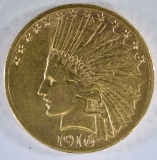 1916-S $10 GOLD INDIAN HEAD  BU