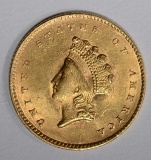 1855 $1.00 GOLD  CH BU