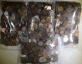 20 POUNDS OF FOREIGN COINS--UNSEARCHED
