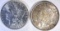 1889 & 1890 CH BU MORGAN DOLLARS