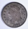 1835 CAPPED BUST HALF DIME, VG