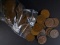 100 LARGE COPPER FOREIGN COINS