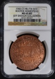 1945 CT HK-776 SO CALLED DOLLAR, NGC MS-65 RED