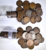 1901 & 1902 CIRC INDIAN CENTS ROLLS ( 100 )  COINS