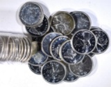 MIXED DATE ROLL OF CANADIAN SILVER QUARTERS