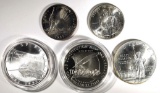 5 Commemorative Coins: