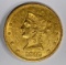 1842-O $10 GOLD LIBERTY HEAD