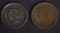 1851 XF & 1853 VF++ LARGE CENTS