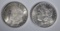 1880-S & 1883-O CH BU MORGAN DOLLARS