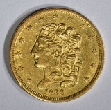 1838 $5 GOLD CLASSIC HEAD  CH AU