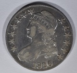 1826 BUST HALF DOLLAR, VF/XF