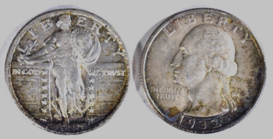 2 - AU QUARTERS; 1920 & 1932