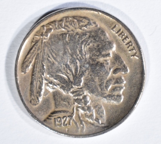 1927-S BUFFALO NICKEL, CH BU