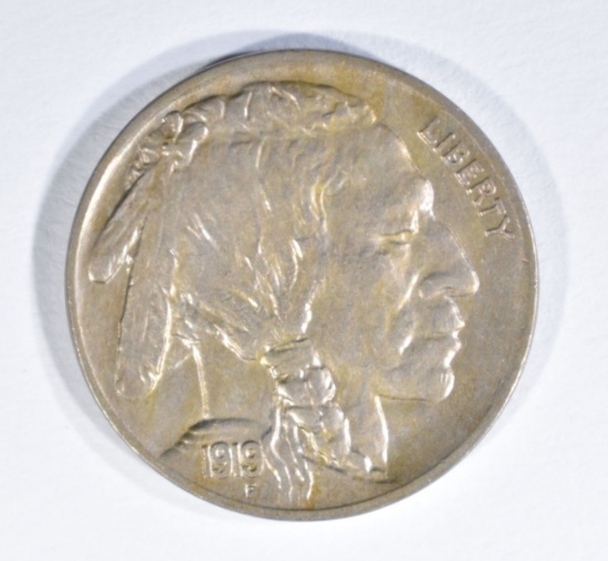 1919 BUFFALO NICKEL, CH BU+