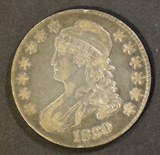 1830 BUST HALF DOLLAR, FINE
