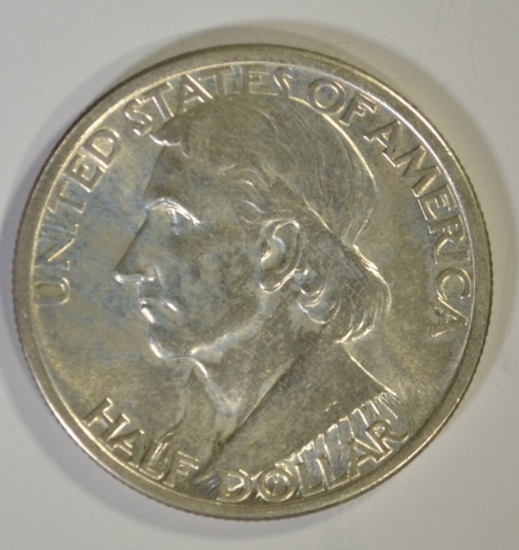 1934 BOONE COMMEM HALF DOLLAR, GEM BU