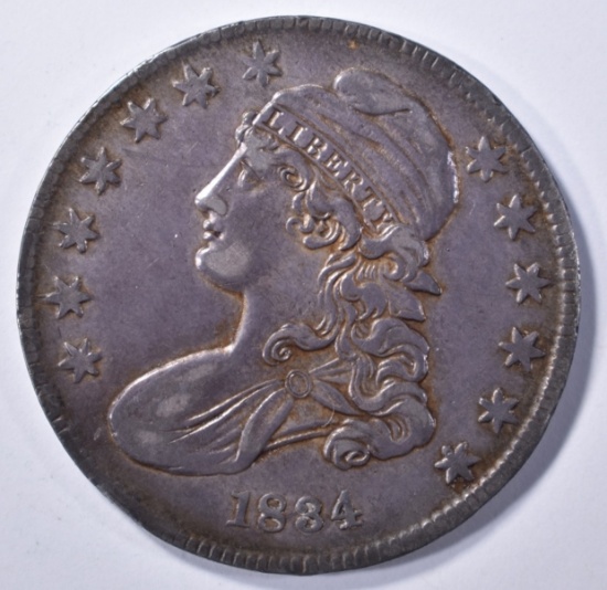 1834 BUST HALF DOLLAR, AU