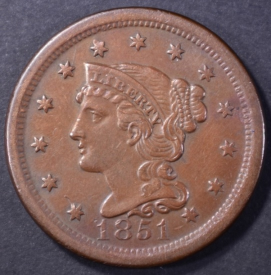 1851 LARGE CENT, AU