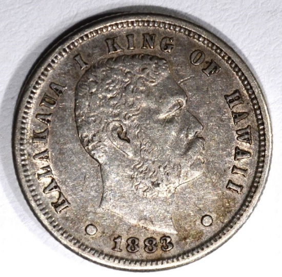 1883 HAWAII DIME, AU