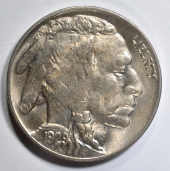 1929 BUFFALO NICKEL CH BU