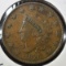 1828 LARGE CENT, VF/XF