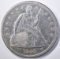 1840 SEATED LIBERTY DOLLAR AU