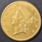 1852-O  $20 GOLD LIBERTY TYPE 1 AU++