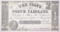 1861 $2 STATE OF NORTH CAROLINA CIVIL WAR