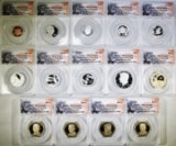 2015-S 14-COIN SILVER PROOF SET  ANACS PR-70 DECAM
