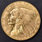 1928 $2.5 GOLD INDIAN CH BU