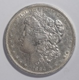 1884-S MORGAN DOLLAR AU