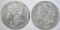 1886-O & 1890-O AU MORGAN DOLLARS