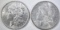 1889 & 90 MORGAN DOLLARS BU