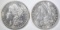 1881-O & 1881-S CH BU MORGAN DOLLARS