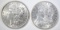 1882 & 1884-O  MORGAN DOLLARS, CH BU