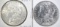 1889 & 1896 CH BU MORGAN DOLLARS