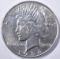 1934 PEACE DOLLAR  AU/BU