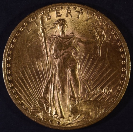 1911 $20 GOLD ST. GAUDENS CH BU