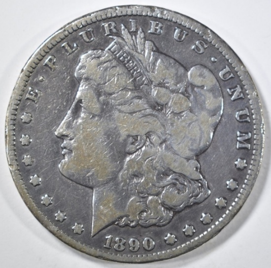 1890-CC MORGAN DOLLAR VG