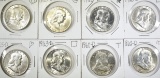 BU FRANKLIN HALF LOT 6 1963-D, 62-D, 60-D