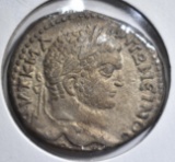 198-211 AD LARGE SILVER TETRADRACHM