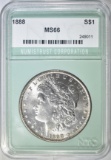 1888 MORGAN DOLLAR NTC SUPERB GEM BU