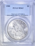 1900 MORGAN DOLLAR  PCGS MS-63