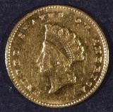 1855 TYPE 2 GOLD DOLLAR AU/BU