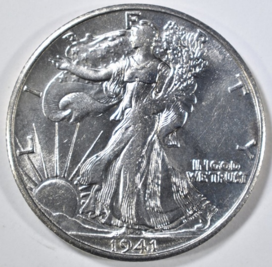 1941-S WALKING LIBERTY HALF DOLLAR, BU