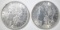 (2) MORGAN DOLLARS CH BU:  1880 & 1885