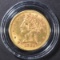 1882 $5 GOLD LIBERTY CH BU