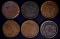 6 - 1847 LARGE CENTS VG/VF