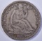 1864-S SEATED HALF DOLLAR, XF